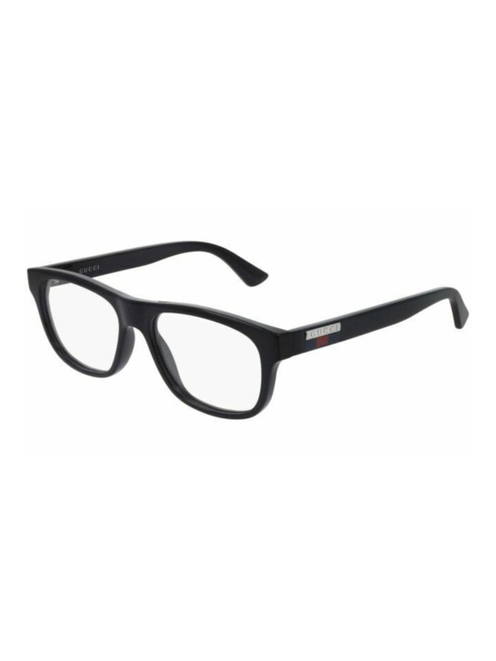 Gucci Unisex Squared Eyeglasses GG0768O 001 54 Shiny Black Frame w/Demo Lenses